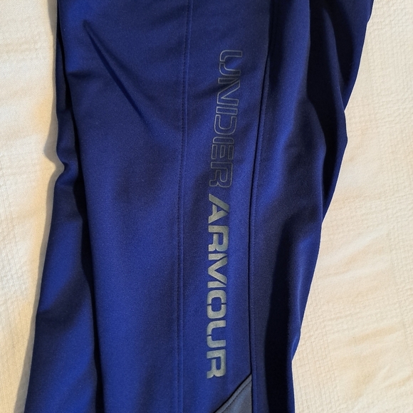 Under Armour boys size XS royal blue & gray jogging pants, guc - Picture 5 of 6